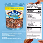 Blue Diamond Almonds, Lightly Salted Low Sodium Snack Nuts For Gluten Free Snacking, 14 oz. - Image 3