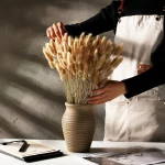 MIHUAGE 17-Inch Artificial Dried Rabbit Tail Pampas Grass Bouquet, 120-Count - Image 4