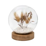 Mainstays Artificial Bunny Tail Cloche on Wooden Base, 6.5" - Image 4