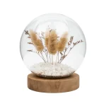 Mainstays Artificial Bunny Tail Cloche on Wooden Base, 6.5" - Image 5
