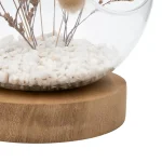 Mainstays Artificial Bunny Tail Cloche on Wooden Base, 6.5" - Image 6