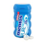 Mentos Pure Fresh Sugar-Free Fresh Mint Xylitol Chewing Gum, 50 Count Bottle