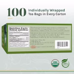 Uncle Lee's Organic Green Tea Bags - USDA Certified - Image 3